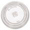 Fabri-Kal Plastic Portion Cup Lids, Fits 1.5 oz to 2.5 oz Portion Cups - Clear (125/Sleeve, 20 Sleeves/Carton)